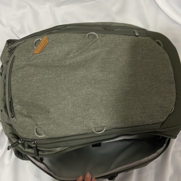 Peak design 45L travel backpack. Sage green. Used/Like new condition. - Picture 2 of 16